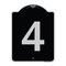 Signmission Sign with Number 4 Heavy-Gauge Aluminum Architectural Sign, 24" x 18", BS-1824-22895 A-DES-BS-1824-22895 - alternate 1